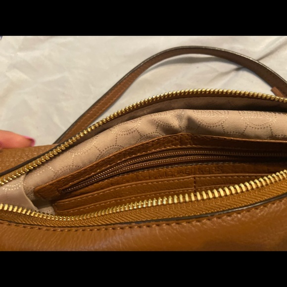 Michael Kors Leather Flap Handbag with Tassel - Picture 5 of 5